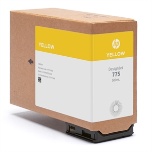 HP 775 cartucho de tinta, 500 ml, Amarelo
